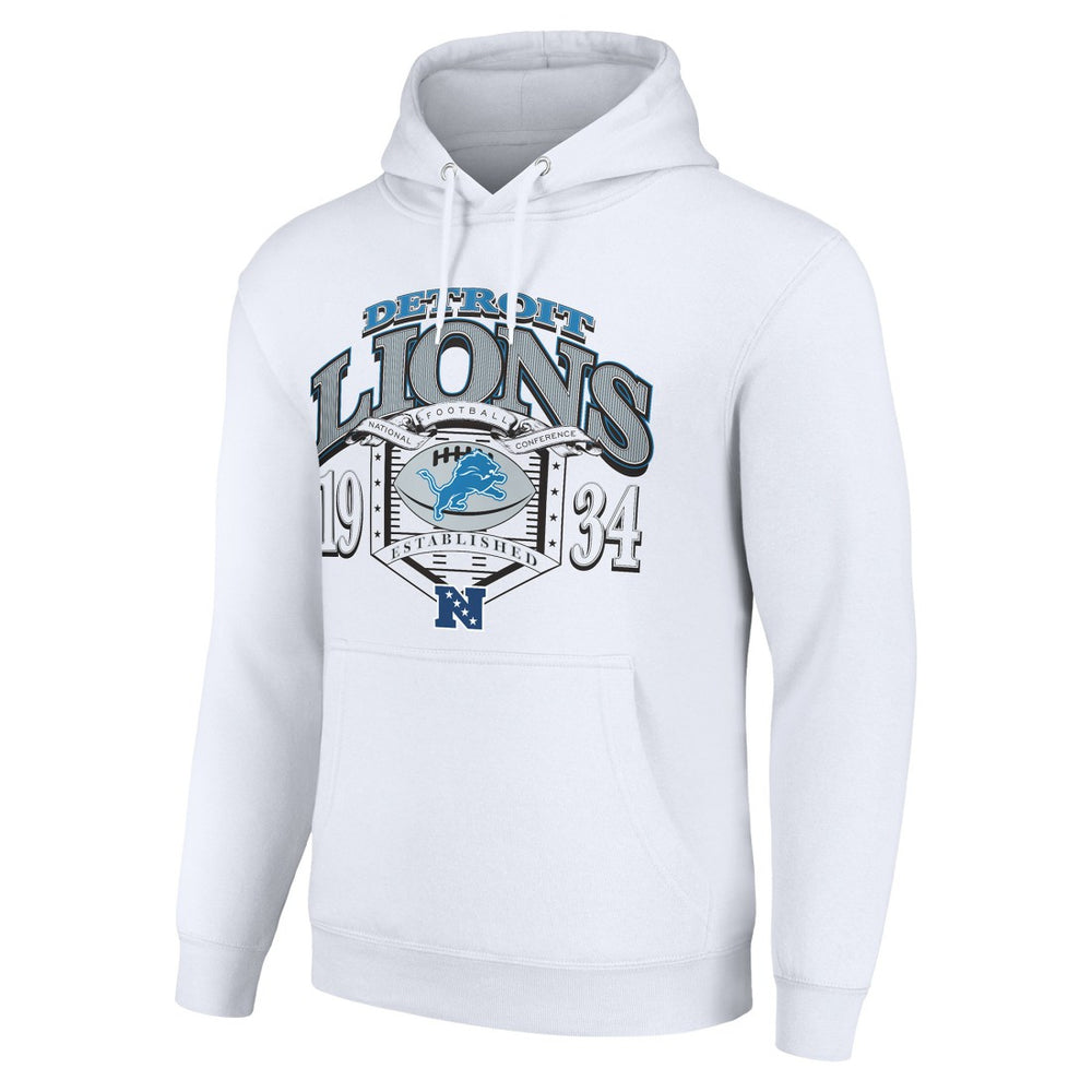 Detroit Lions Starter 80s Retro Pullover Hoodie - White online