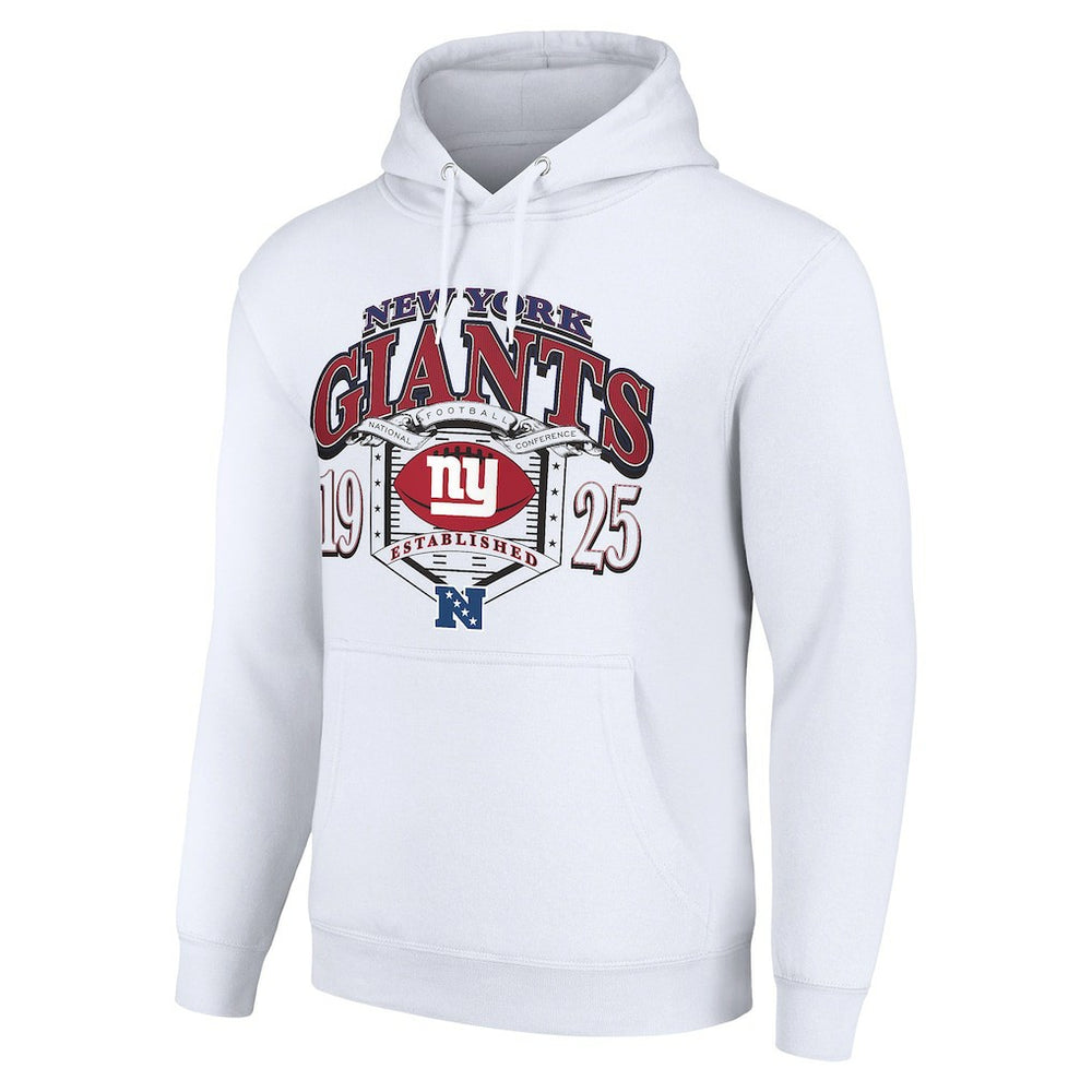 New York Giants Starter 80s Retro Pullover Hoodie - White sale