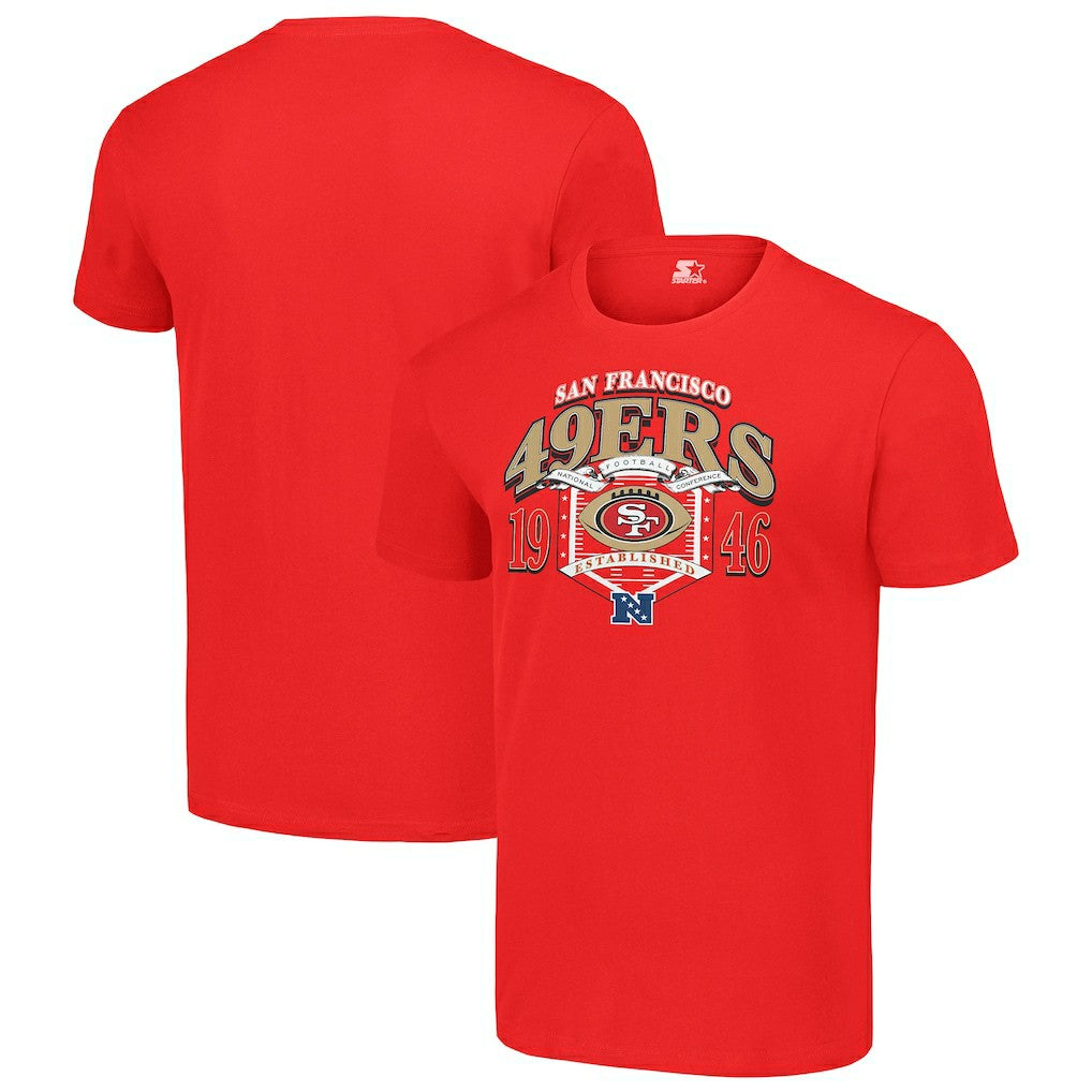 San Francisco 49ers Starter ‘80s Inspired T-Shirt - Scarlet discount