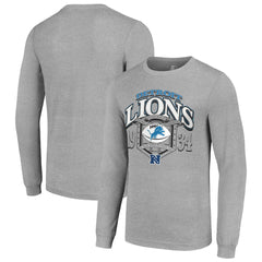 Detroit Lions Starter Retro Long Sleeve Graphic T-Shirt - Heather Gray outlet