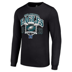 Philadelphia Eagles Starter Retro Long Sleeve Graphic T-Shirt - Black online