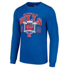 Buffalo Bills Starter Retro Long Sleeve Graphic T-Shirt - Royal cheap