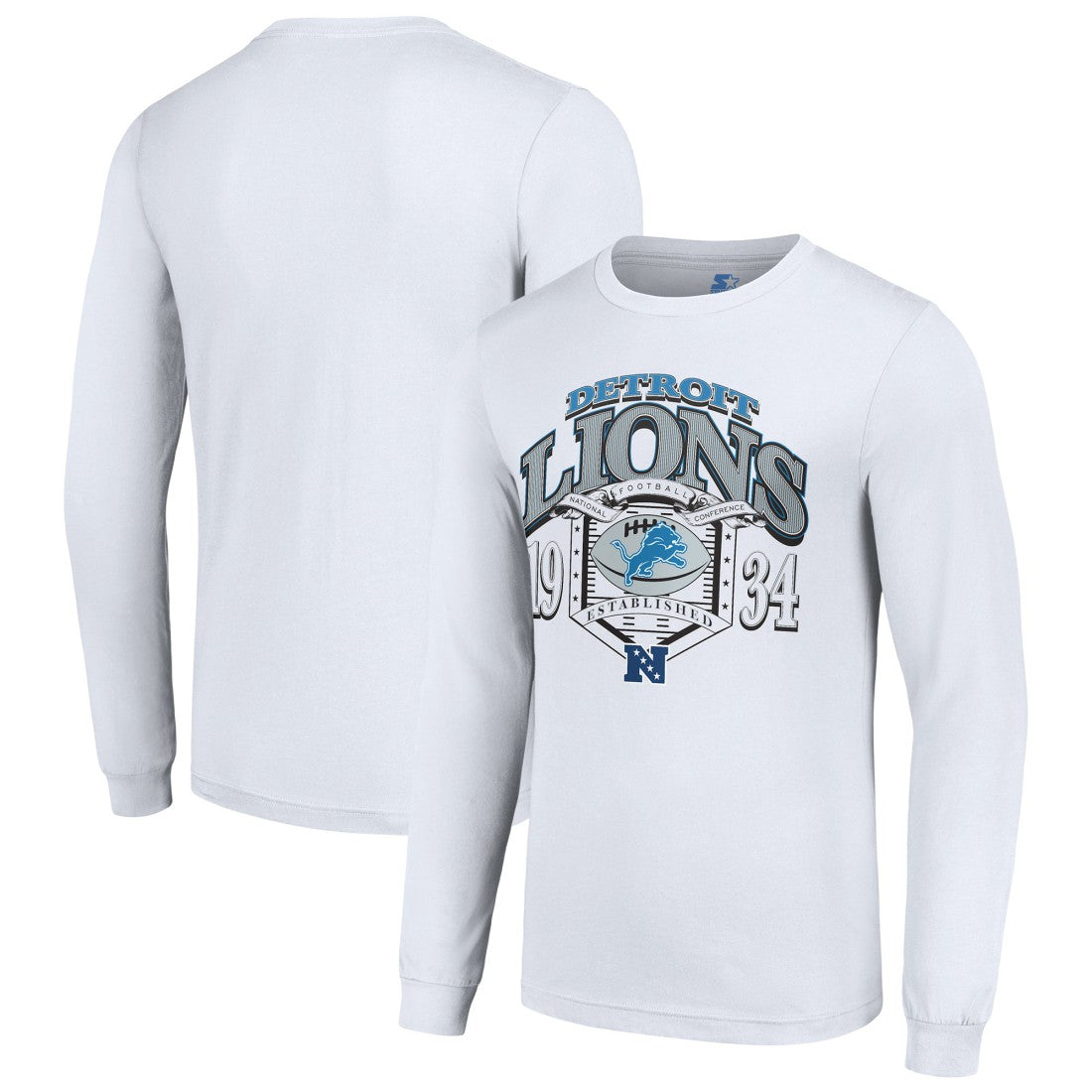 Detroit Lions Starter Retro Long Sleeve Graphic T-Shirt - White online