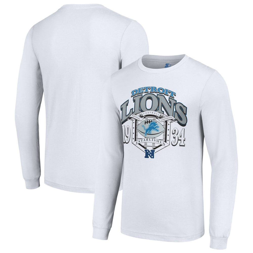 Detroit Lions Starter Retro Long Sleeve Graphic T-Shirt - White online