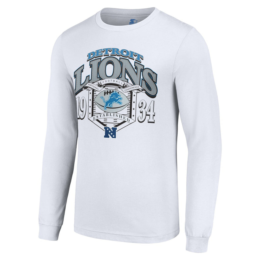 Detroit Lions Starter Retro Long Sleeve Graphic T-Shirt - White online