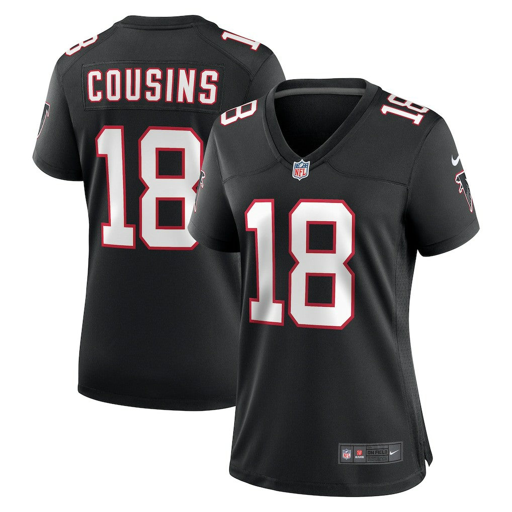 Kirk Cousins Atlanta Falcons Women's Alternate Game Jersey - Black | Nike sale