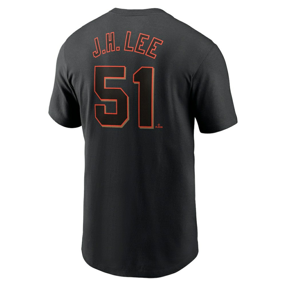 Jung Hoo Lee San Francisco Giants  Fuse Name & Number T-Shirt - Black | Nike