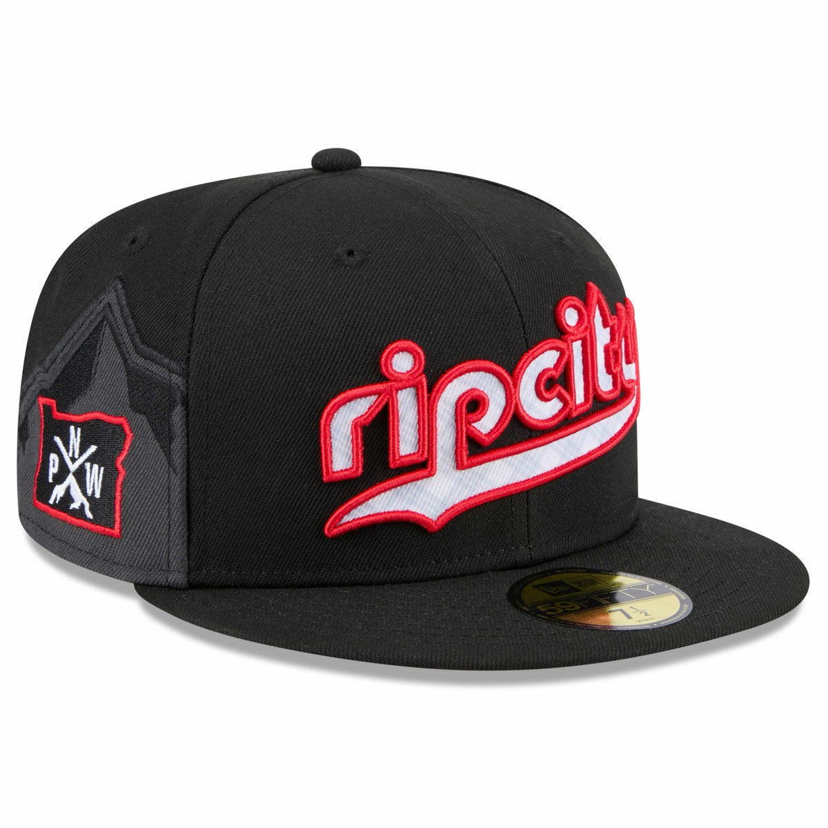 Portland Trail Blazers 2024/25 City Edition 59FIFTY Fitted Hat - Black | New Era discount