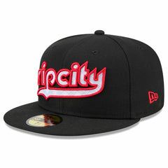 Portland Trail Blazers 2024/25 City Edition 59FIFTY Fitted Hat - Black | New Era discount