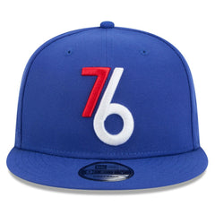 Philadelphia 76ers 2024/25 City Edition Alternate 9FIFTY Snapback Hat - Royal | New Era on sale