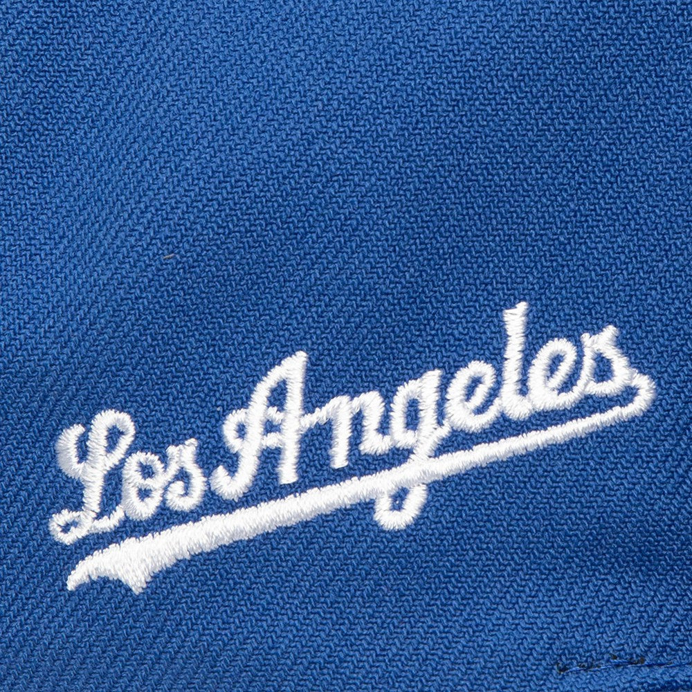 Los Angeles Dodgers Full Frontal Snapback Hat - Royal | Mitchell & Ness