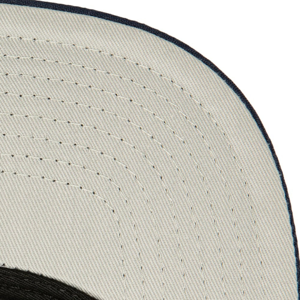 New York Yankees Full Frontal Snapback Hat - Navy | Mitchell & Ness
