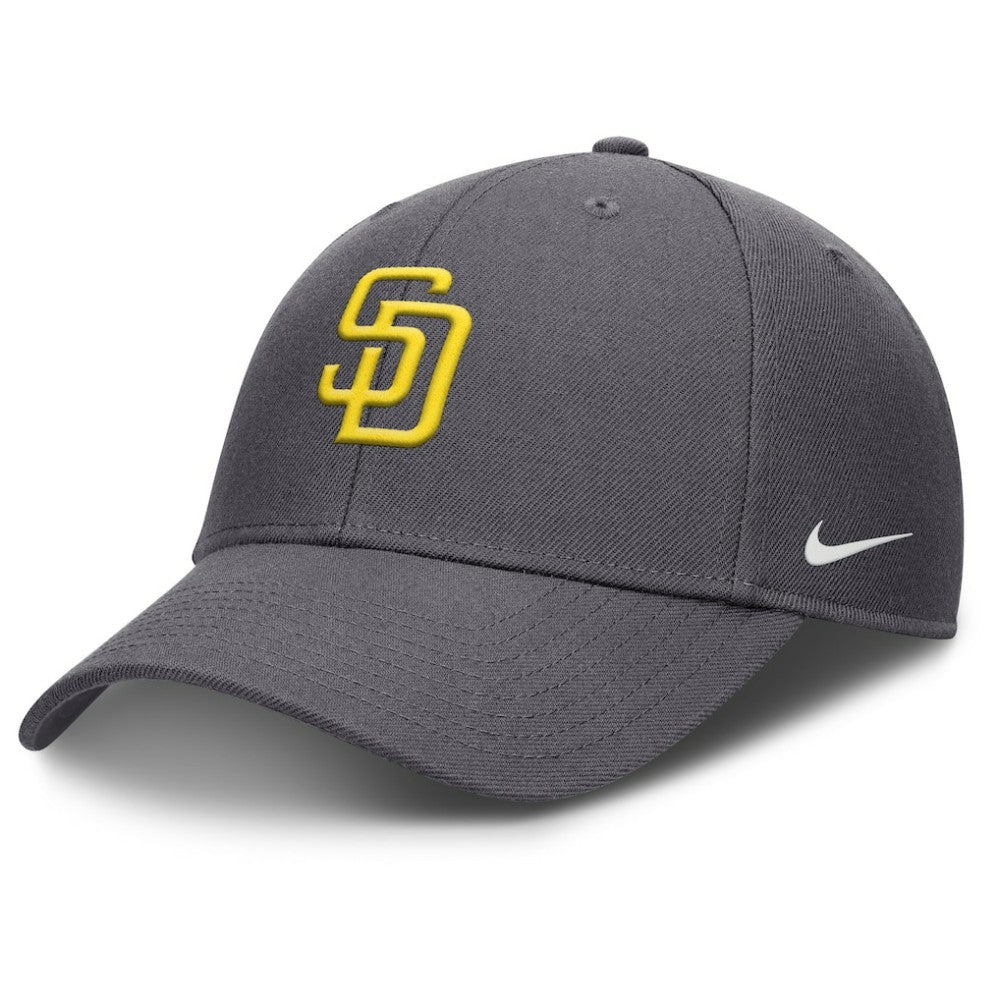 San Diego Padres Club Performance Adjustable Hat - Gray | Nike