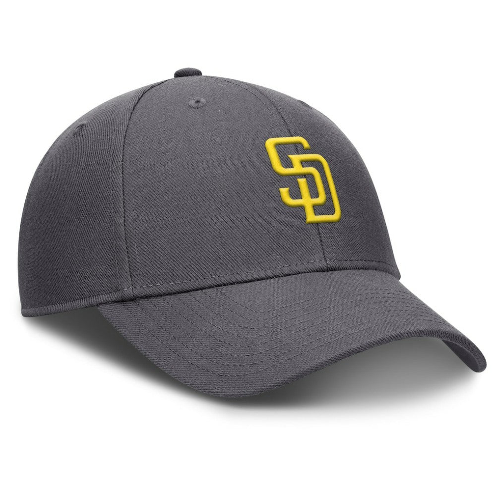 San Diego Padres Club Performance Adjustable Hat - Gray | Nike