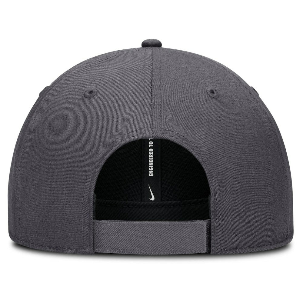Atlanta Braves Club Performance Adjustable Hat - Gray | Nike