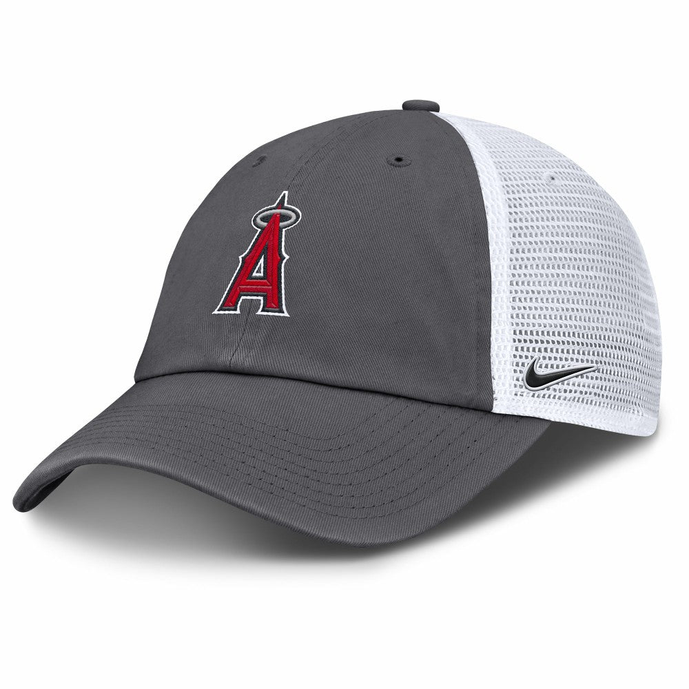 Los Angeles Angels Adjustable Trucker Hat - Gray | Nike