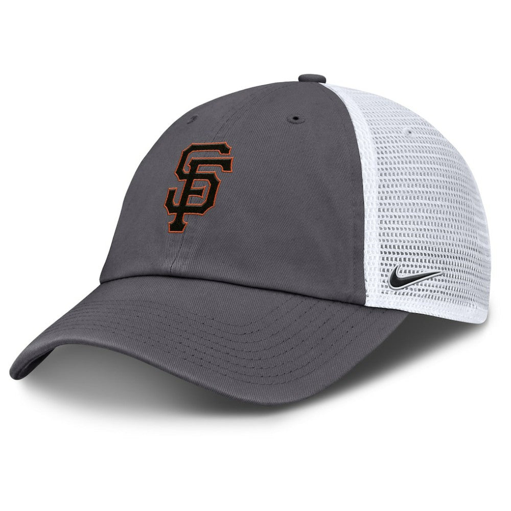 San Francisco Giants Adjustable Trucker Hat - Gray | Nike