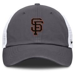 San Francisco Giants Adjustable Trucker Hat - Gray | Nike