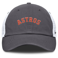 Houston Astros Wordmark Club Adjustable Trucker Hat - Gray | Nike