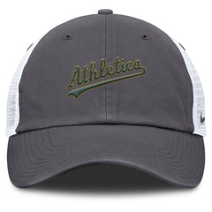 Athletics Wordmark Club Adjustable Trucker Hat - Gray | Nike