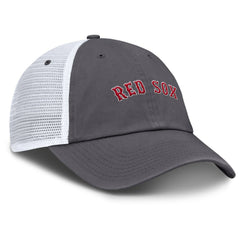 Boston Red Sox Wordmark Club Adjustable Trucker Hat - Gray | Nike