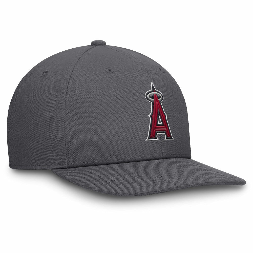 Los Angeles Angels Pro Performance Snapback Hat - Gray | Nike