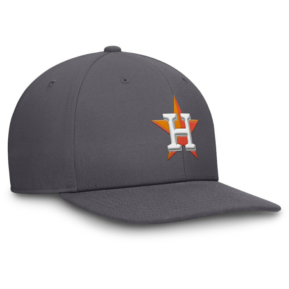 Houston Astros Pro Performance Snapback Hat - Gray | Nike