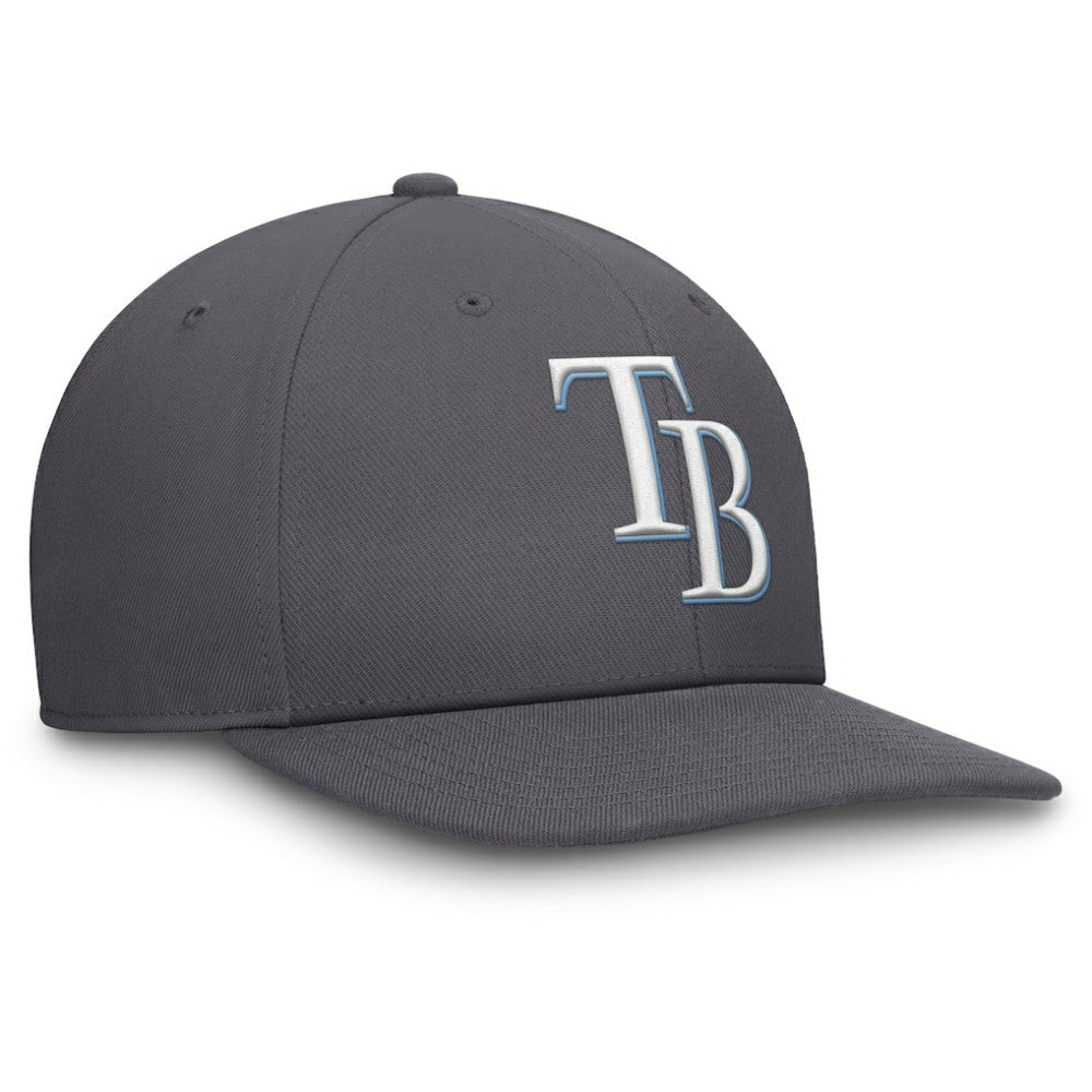 Tampa Bay Rays Pro Performance Snapback Hat - Gray | Nike