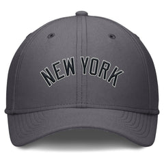New York Yankees Swoosh Performance Flex Hat - Gray | Nike
