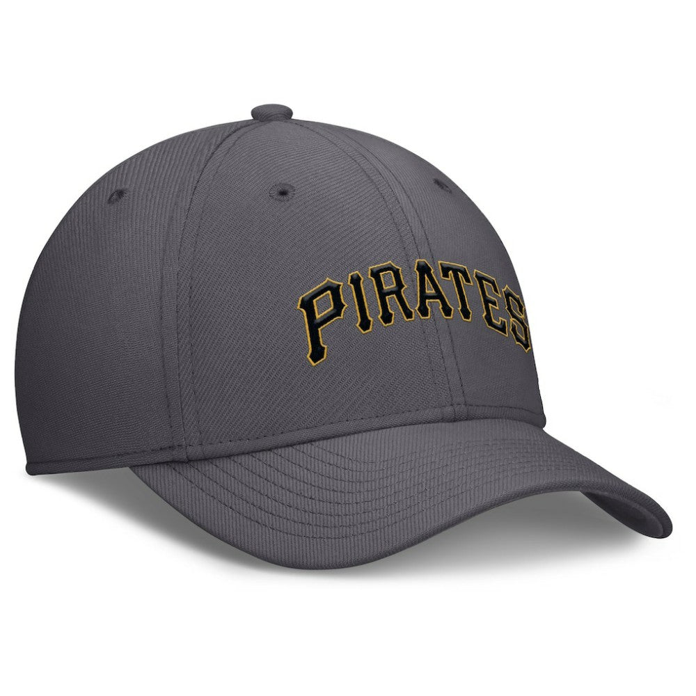 Pittsburgh Pirates Swoosh Performance Flex Hat - Gray | Nike