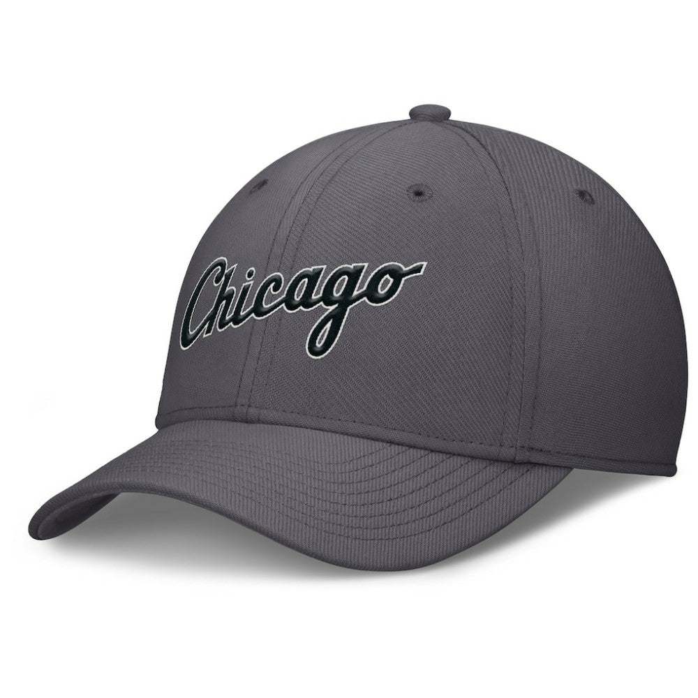 Chicago White Sox Swoosh Performance Flex Hat - Gray | Nike