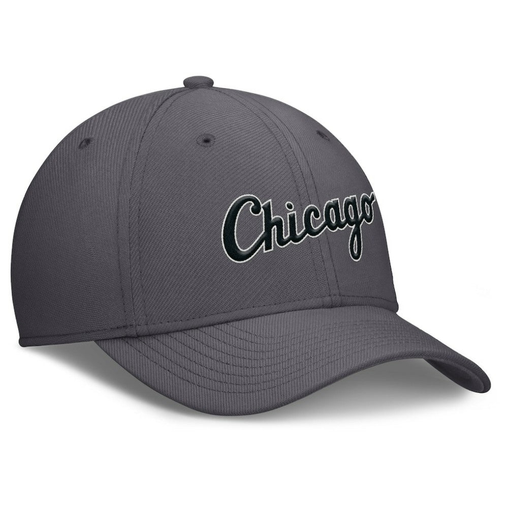 Chicago White Sox Swoosh Performance Flex Hat - Gray | Nike