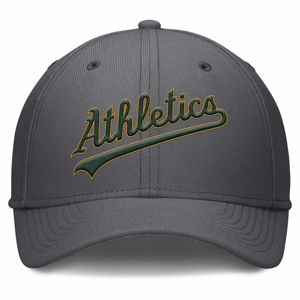 Athletics Swoosh Performance Flex Hat - Gray | Nike