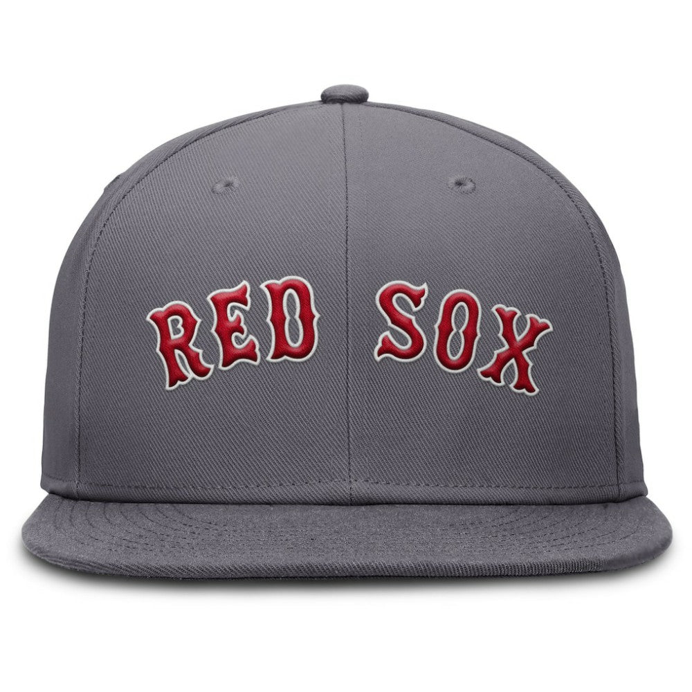 Boston Red Sox Performance True Fitted Hat - Gray | Nike