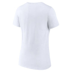 Oklahoma City Thunder Women's Wordmark Home V-Neck T-Shirt - White on sale