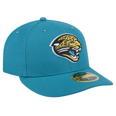 Jacksonville Jaguars New Era Throwback Logo Omaha Low Profile 59FIFTY Fitted Hat - Teal sale