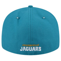 Jacksonville Jaguars New Era Throwback Logo Omaha Low Profile 59FIFTY Fitted Hat - Teal sale