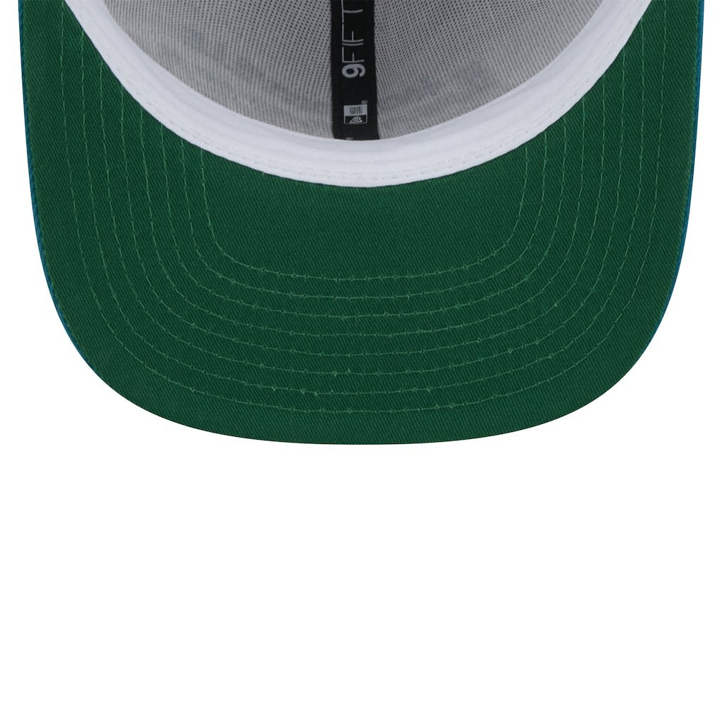 Jacksonville Jaguars New Era Throwback Sparky Original Fit 9FIFTY Snapback Hat - White/Teal for sale