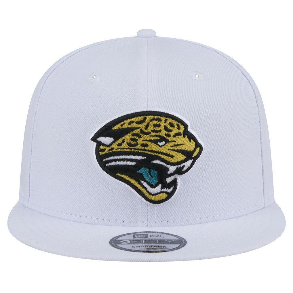 Jacksonville Jaguars New Era Throwback Logo Standard 9FIFTY Snapback Hat - White outlet