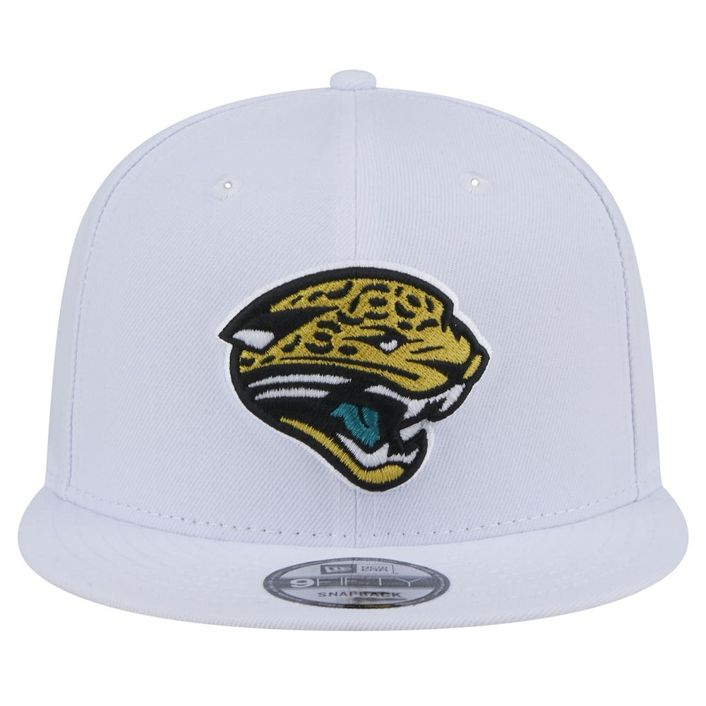 Jacksonville Jaguars New Era Throwback Logo Standard 9FIFTY Snapback Hat - White outlet