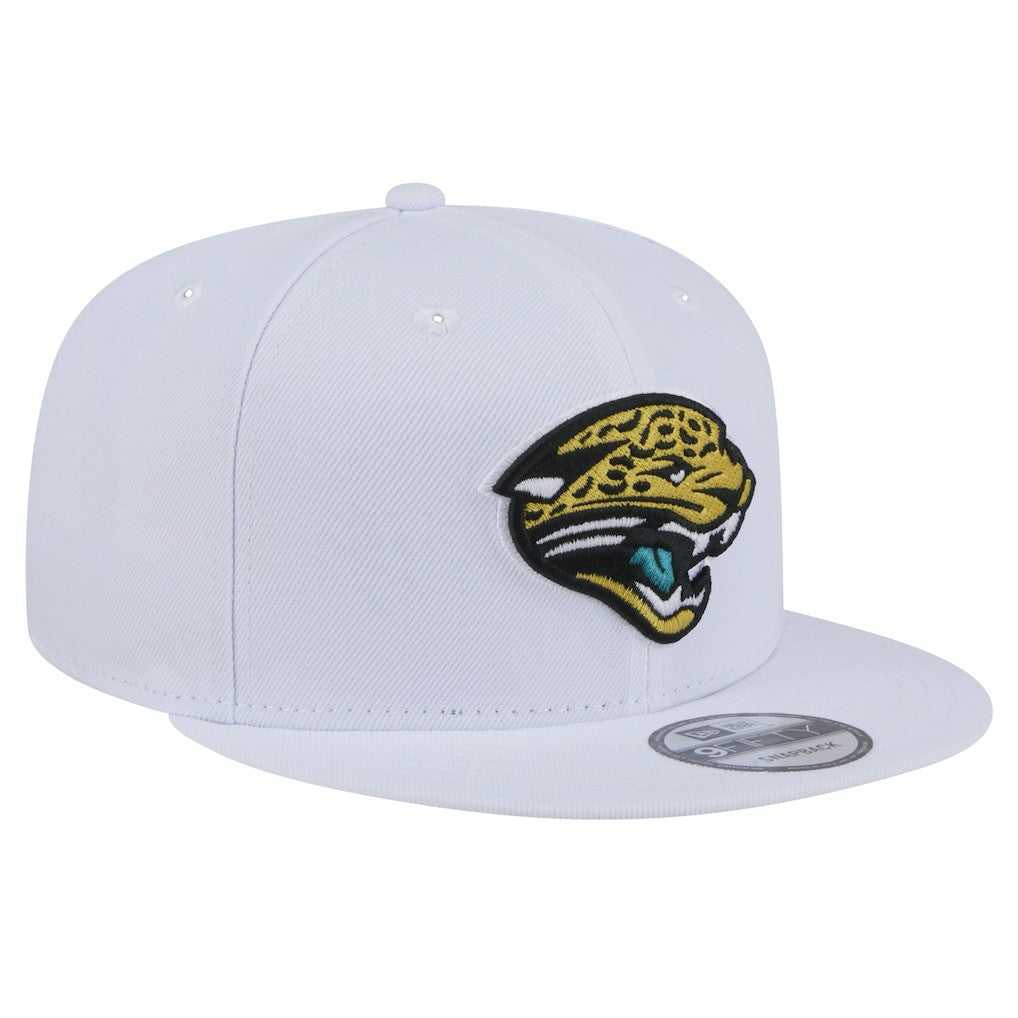 Jacksonville Jaguars New Era Throwback Logo Standard 9FIFTY Snapback Hat - White outlet