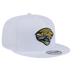 Jacksonville Jaguars New Era Throwback Logo Standard 9FIFTY Snapback Hat - White outlet