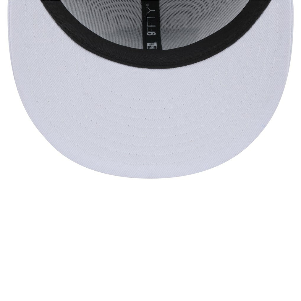 Jacksonville Jaguars New Era Throwback Logo Standard 9FIFTY Snapback Hat - White outlet