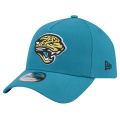 Jacksonville Jaguars New Era Throwback Logo Standard A-Frame 9FORTY Adjustable Hat - Teal for sale