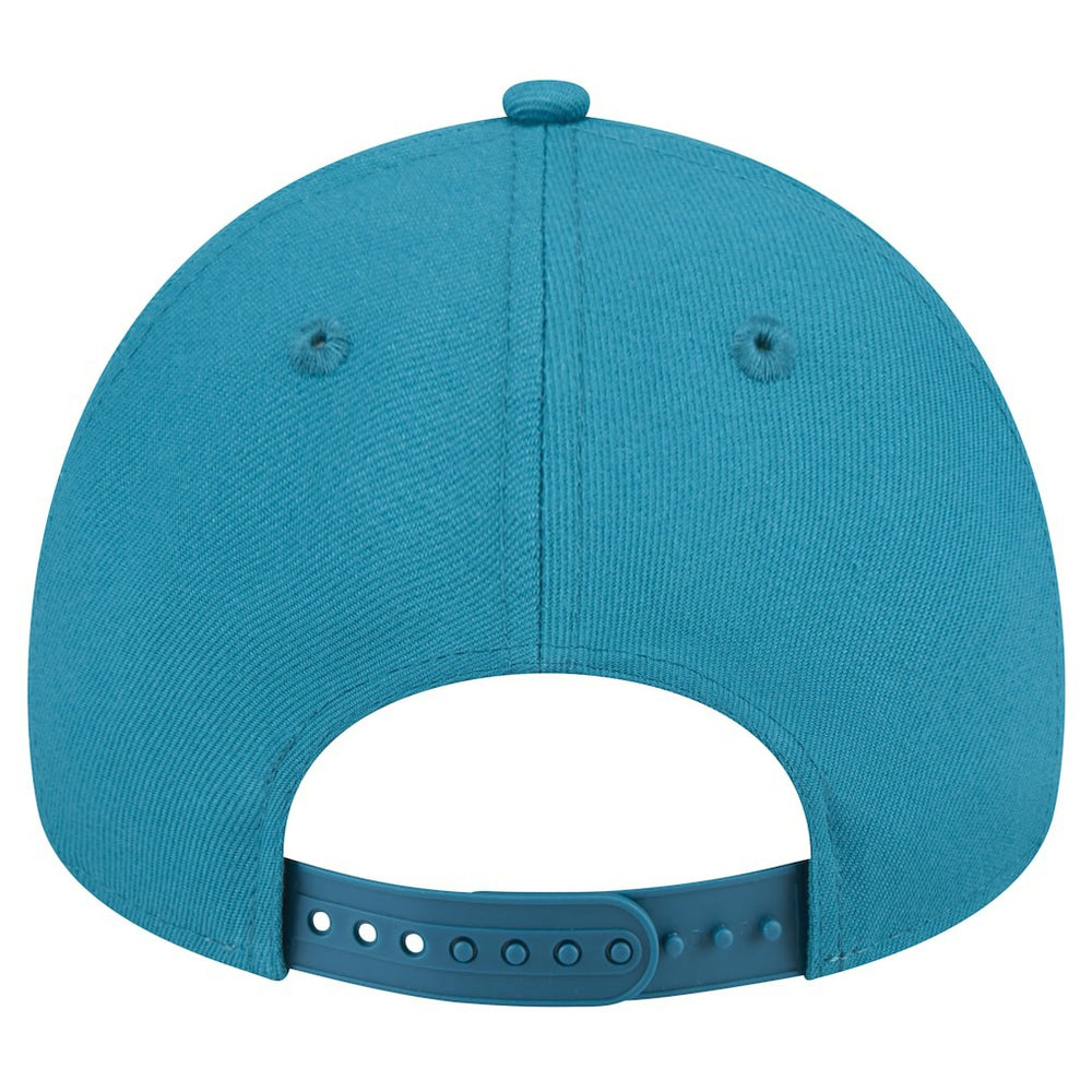 Jacksonville Jaguars New Era Throwback Logo Standard A-Frame 9FORTY Adjustable Hat - Teal for sale