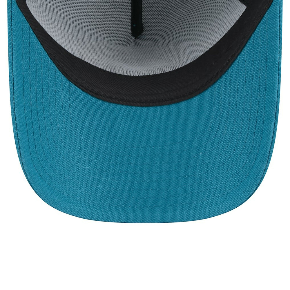 Jacksonville Jaguars New Era Throwback Logo Standard A-Frame 9FORTY Adjustable Hat - Teal for sale