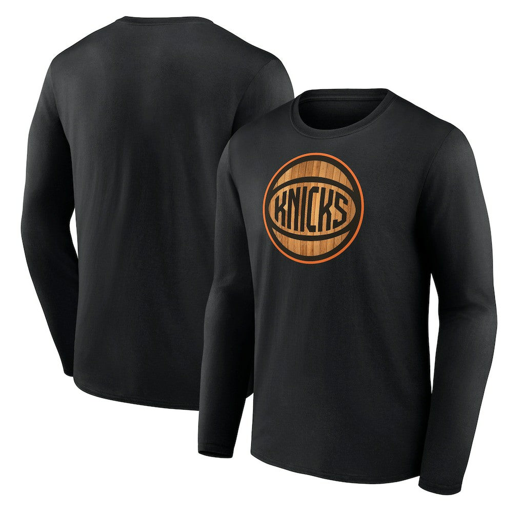 New York Knicks Hardwood Long Sleeve T-Shirt - Black cheap