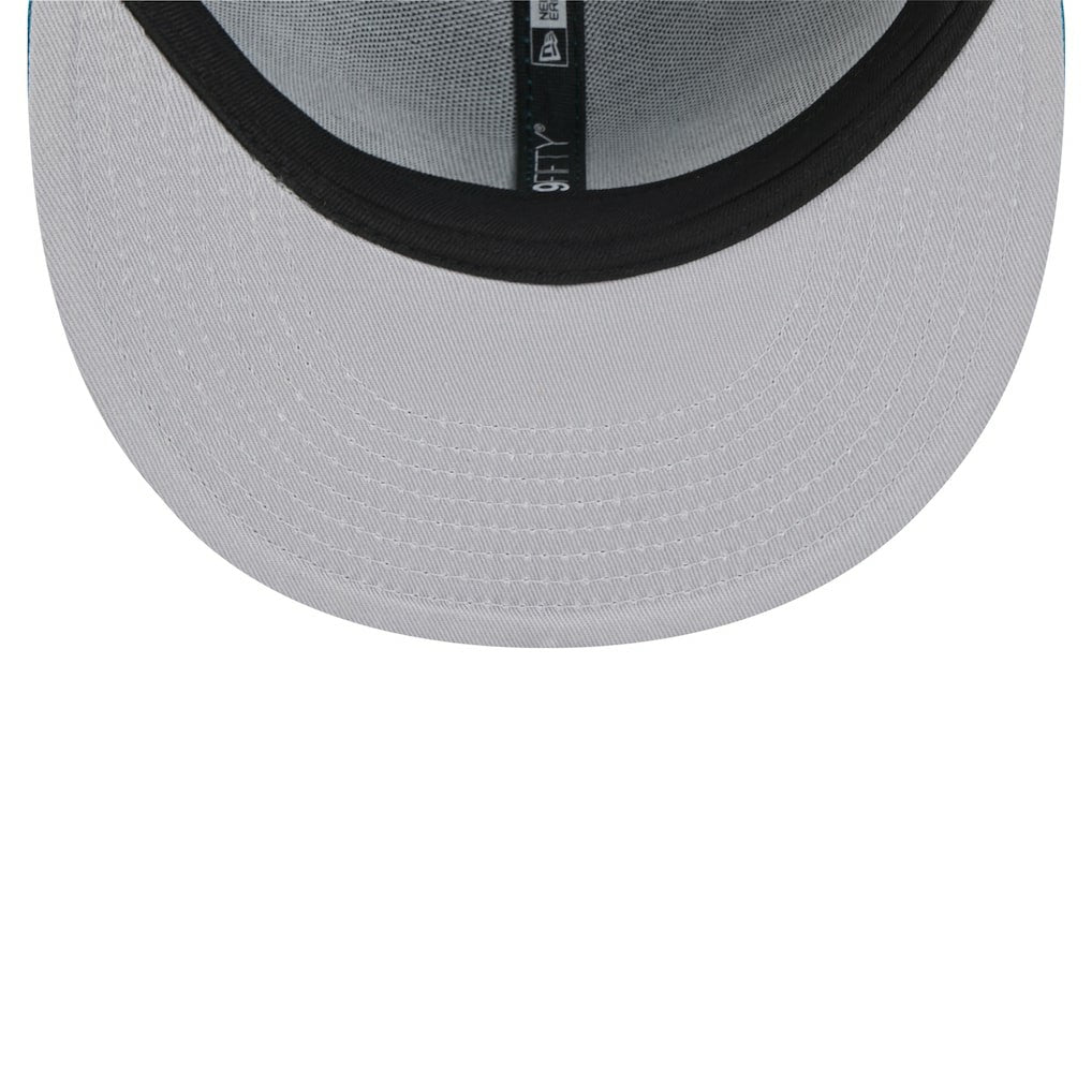 Jacksonville Jaguars New Era Throwback Crawl Omaha 59FIFTY Fitted Hat - Teal online