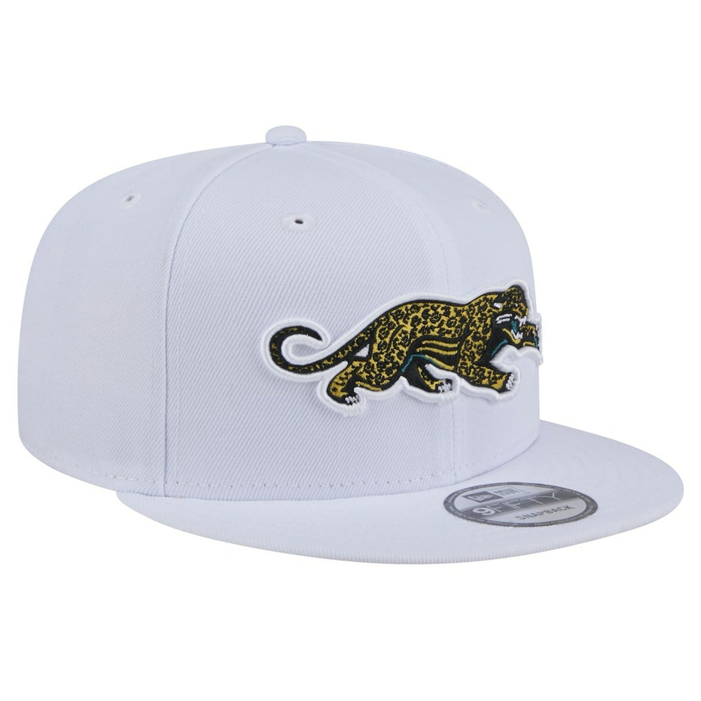 Jacksonville Jaguars New Era Throwback Crawl Standard 9FIFTY Snapback Hat - White online