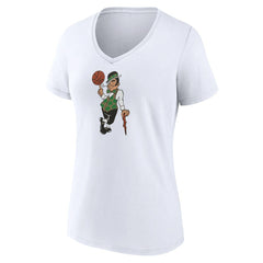 Boston Celtics Women's Alternate Logo V-Neck T-Shirt - White cheap
